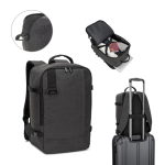 Sac à dos en polyester recyclé aux dimensions pour avion 14” diverses couleurs