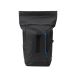 Sac à dos roll-top de voyage en polyester recyclé imperméable 14” couleur bleu roi sixième vue