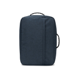 Sac à dos compact en polyester recyclé avec poignée trolley 15,6” couleur bleu première vue