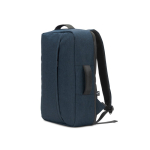 Sac à dos compact en polyester recyclé avec poignée trolley 15,6” couleur bleu sixième vue