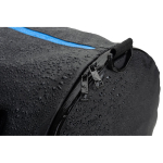 Sac de sport en polyester recyclé 600D avec compartiment à chaussures couleur bleu roi Neuvième vue