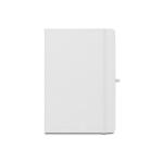 Carnet écologique en polyester recyclé, porte-stylo A5, pages lignées couleur blanc première vue
