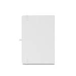 Carnet écologique en polyester recyclé, porte-stylo A5, pages lignées couleur blanc deuxième vue
