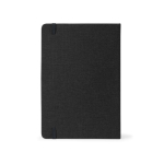 Ensemble bloc-notes et stylo en bambou, encre noire, A5, pages lignées couleur noir deuxième vue