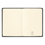 Ensemble bloc-notes et stylo en bambou, encre noire, A5, pages lignées couleur noir