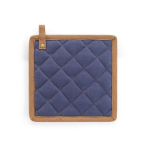Manche de poêle en toile de coton avec crochet de suspension 275 g/m² couleur bleu première vue