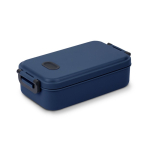 Boîte à lunch en plastique lavable en machine avec couvercle 900 ml couleur bleu marine