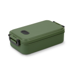 Boîte à lunch en plastique lavable en machine avec couvercle 900 ml couleur vert militaire