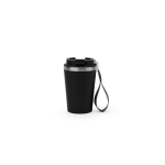 Gobelet de voyage en acier recyclé avec isolation sous vide 460 ml couleur noir
