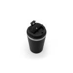 Gobelet de voyage en acier recyclé avec isolation sous vide 460 ml couleur noir cinquième vue