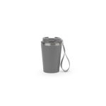Gobelet de voyage en acier recyclé avec isolation sous vide 460 ml couleur gris