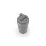 Gobelet de voyage en acier recyclé avec isolation sous vide 460 ml couleur gris cinquième vue
