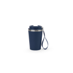 Gobelet de voyage en acier recyclé avec isolation sous vide 460 ml couleur bleu marine