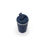Gobelet de voyage en acier recyclé avec isolation sous vide 460 ml couleur bleu marine cinquième vue