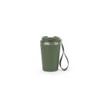 Gobelet de voyage en acier recyclé avec isolation sous vide 460 ml couleur vert militaire