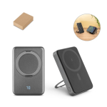 Batterie externe écologique magnétique avec support anneau 10000 mAh diverses couleurs