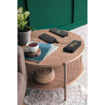 Batterie externe écologique avec charge 15 W style premium 10000 mAh vue d'ambiance