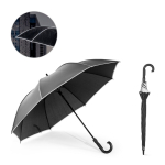 Parapluie recyclé 68 cm en polyester avec détails réfléchissants Ø120 diverses couleurs