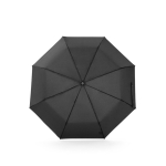 Parapluie pliable 3 sections en rPET avec tiges en fibre de verre Ø98 couleur noir première vue