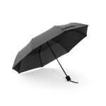 Parapluie pliable 3 sections en rPET avec tiges en fibre de verre Ø98 couleur noir