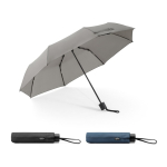 Parapluie pliable 3 sections en rPET avec tiges en fibre de verre Ø98 diverses couleurs