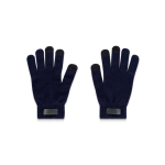 Gants en polyester recyclé rPET avec bouts tactiles pour smartphone couleur bleu marine première vue