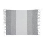 Couverture en polyester recyclé au toucher doux type mohair 300 g/m² couleur gris première vue