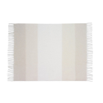 Couverture en polyester recyclé au toucher doux type mohair 300 g/m² couleur beige première vue