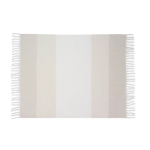 Couverture en polyester recyclé au toucher doux type mohair 300 g/m² couleur beige deuxième vue