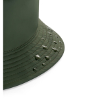 Chapeau Panama en polyester recyclé rPET, déperlant couleur vert foncé cinquième vue
