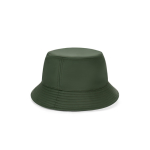 Chapeau Panama en polyester recyclé rPET, déperlant couleur vert foncé