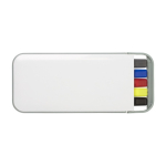 Set d’écriture avec 3 stylos, 1 portemine et 1 marqueur fluorescent première vue