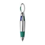 Stylo 4 couleurs avec grip antidérapant et mousqueton première vue