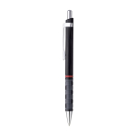 Stylo Rotring en plastique avec grip antidérapant encre bleue couleur noir deuxième vue