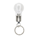 Porte-clés lampe en forme d’ampoule avec lumière blanche première vue