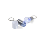 Porte-clés lampe en forme d’ampoule avec lumière blanche troisième vue