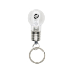 Porte-clés lampe en forme d’ampoule avec lumière blanche quatrième vue