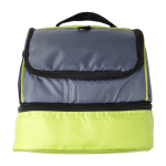 Sac isotherme en polyester avec glacière dans la partie inférieure couleur vert clair deuxième vue