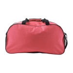 Sac de sport avec plusieurs compartiments et bande réfléchissante couleur rouge première vue