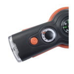 Kit de survie complet avec 6 fonctions différentes couleur orange cinquième vue