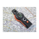 Kit de survie complet avec 6 fonctions différentes couleur orange sixième vue