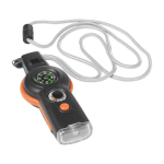Kit de survie complet avec 6 fonctions différentes couleur orange huitième vue