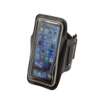 Bracelet sportif porte-téléphone réfléchissant avec fermeture velcro couleur noir sixième vue
