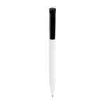 Stylo Stilolinea S45 en plastique avec bouton poussoir et encre bleue couleur noir première vue