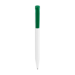 Stylo Stilolinea S45 en plastique avec bouton poussoir et encre bleue couleur vert première vue