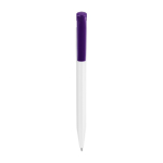 Stylo Stilolinea S45 en plastique avec bouton poussoir et encre bleue couleur violet première vue