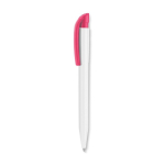 Stylo Stilolinea S45 en plastique avec bouton poussoir et encre bleue couleur fuchsia première vue