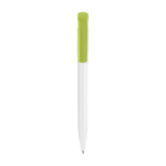 Stylo Stilolinea S45 en plastique avec bouton poussoir et encre bleue couleur vert clair première vue