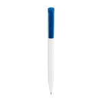 Stylo Stilolinea S45 en plastique avec bouton poussoir et encre bleue couleur bleu ciel première vue