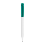 Stylo Stilolinea S45 en plastique avec bouton poussoir et encre bleue couleur vert émeraude première vue
